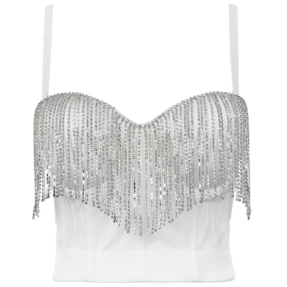 Corset Basics Tank Top Push Up Corset Crop Top 
