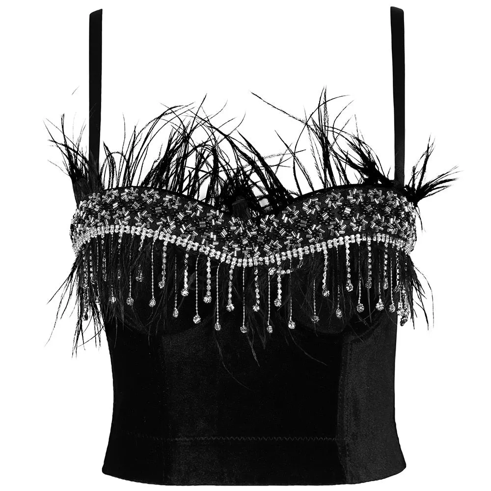Corset Basics Tank Top Push Up Corset Crop Top 