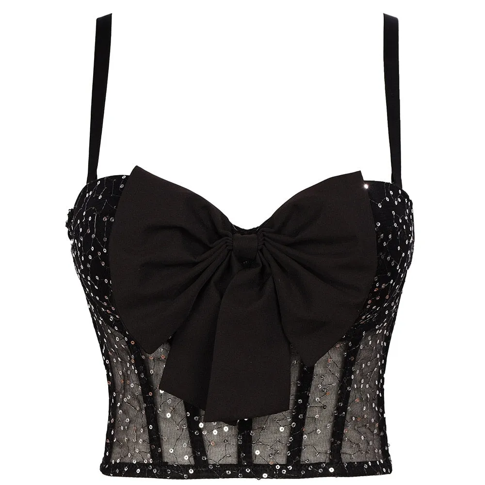 Corset Basics Tank Top Push Up Corset Crop Top 