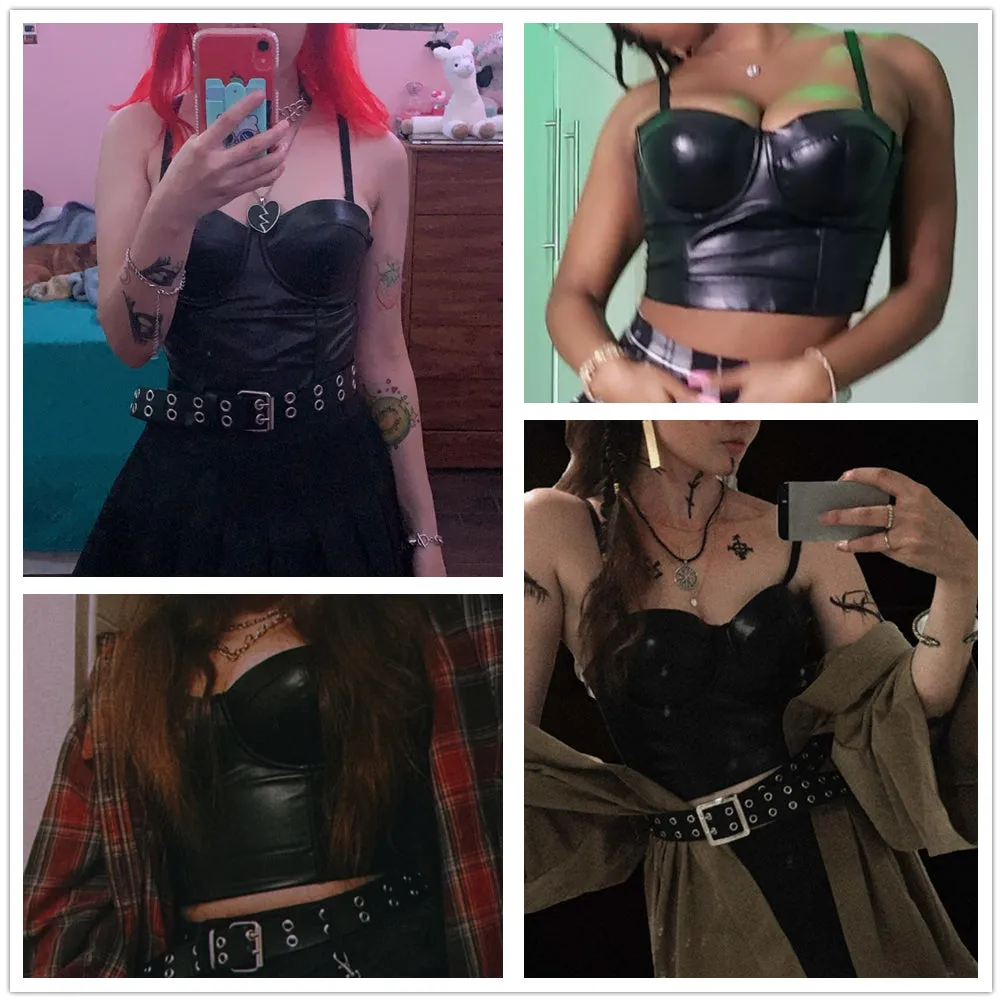 Corset Basics Tank Top Push Up Corset Crop Top 