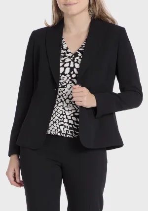 Crepe blazer - Black