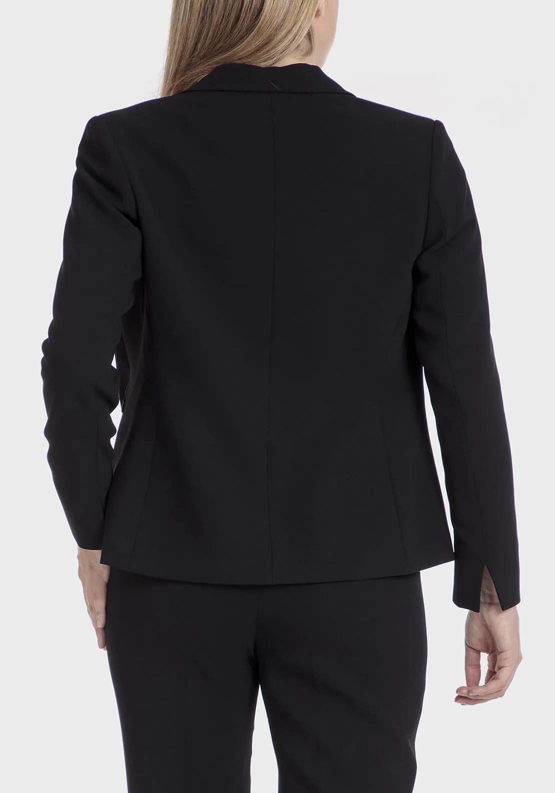 Crepe blazer - Black