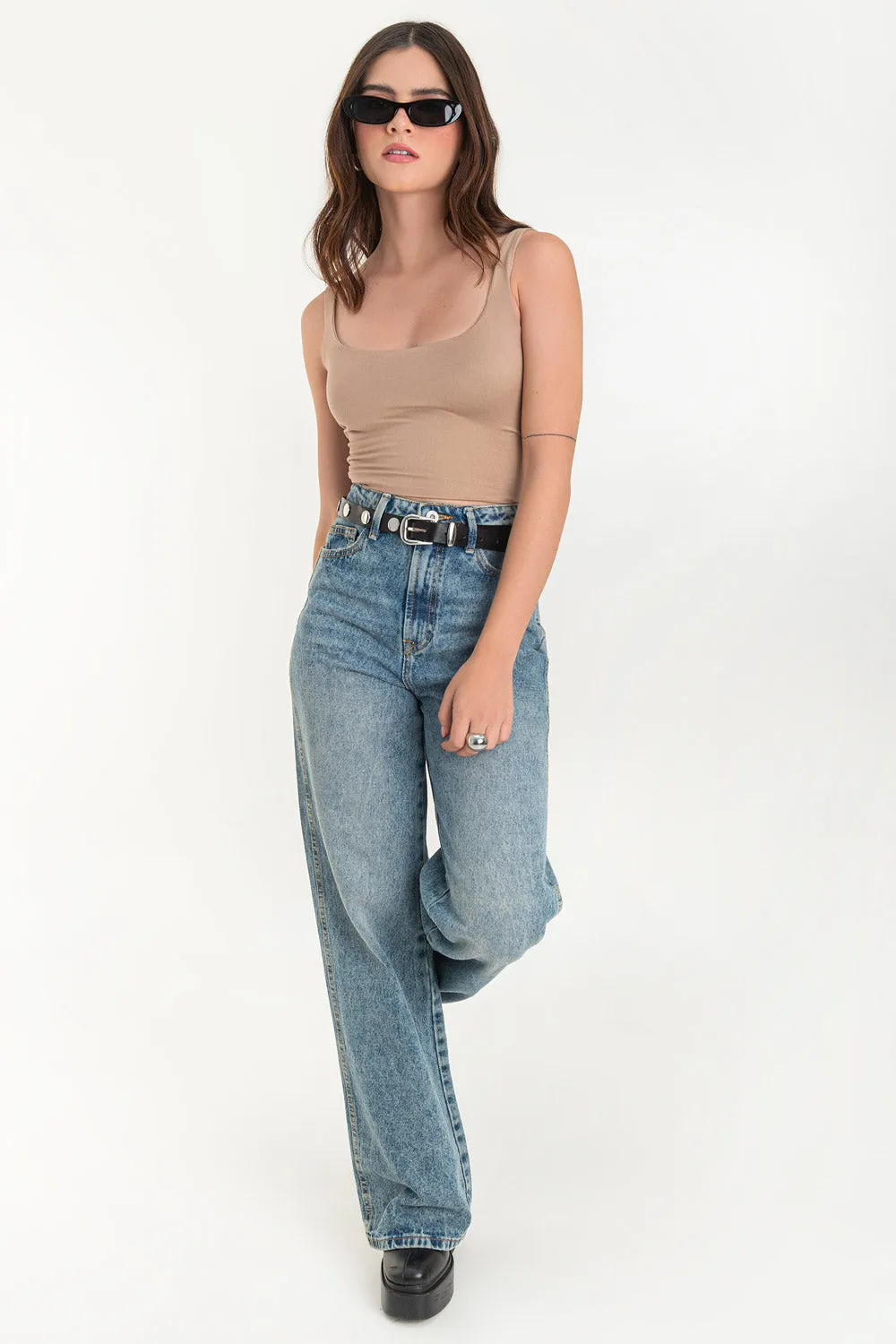 Crop top tirantes