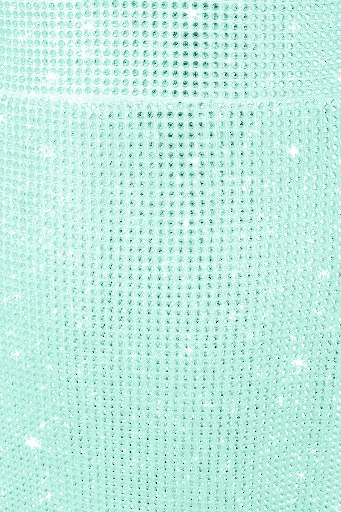 Crystal midi skirt