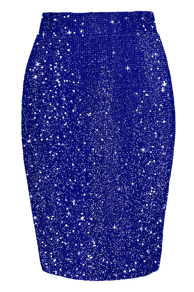 Crystal midi skirt