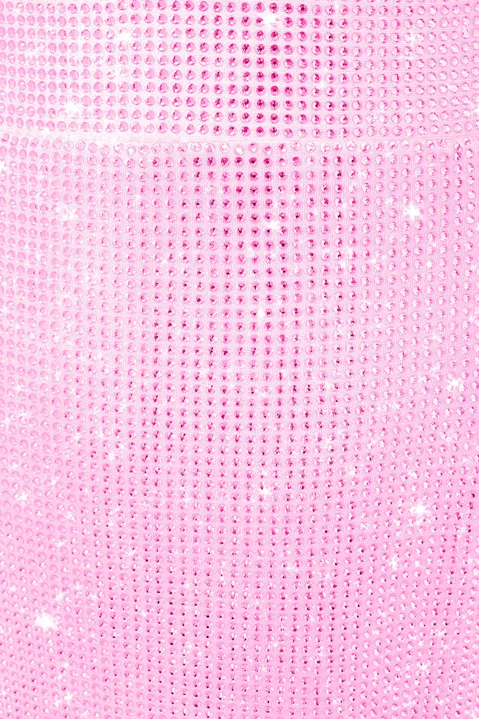 Crystal midi skirt
