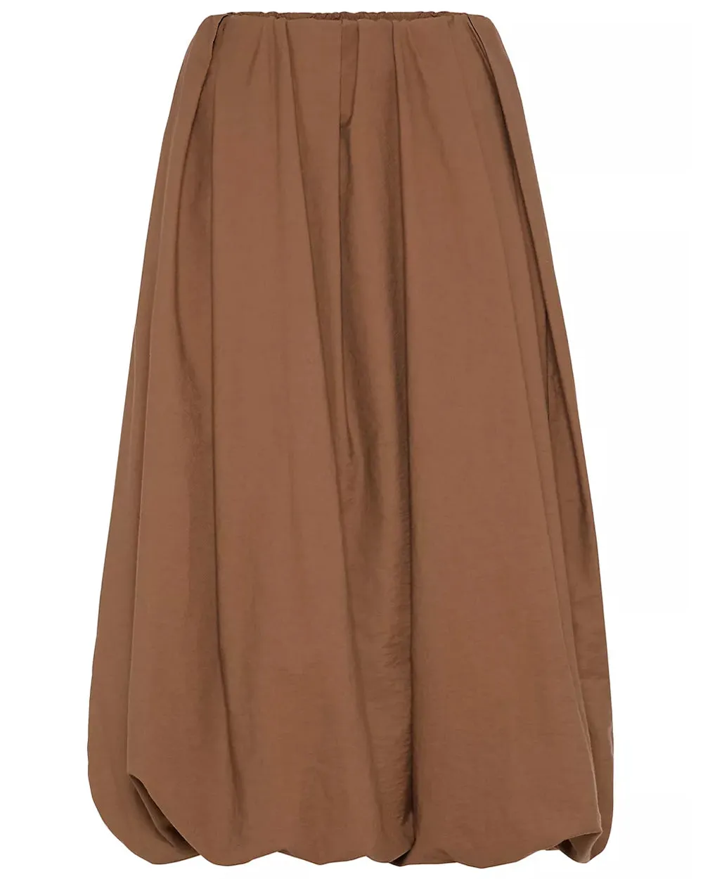 Cuoio Bubble Hem Skirt