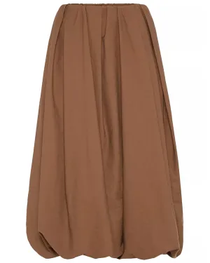 Cuoio Bubble Hem Skirt
