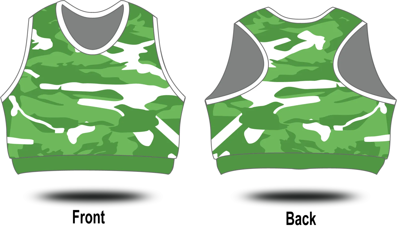 CUSTOM TEMPLATE DESIGNS - Crop Top 209