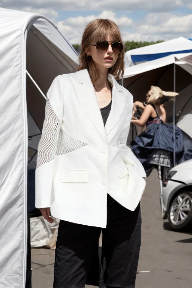 Cut Out Blazer