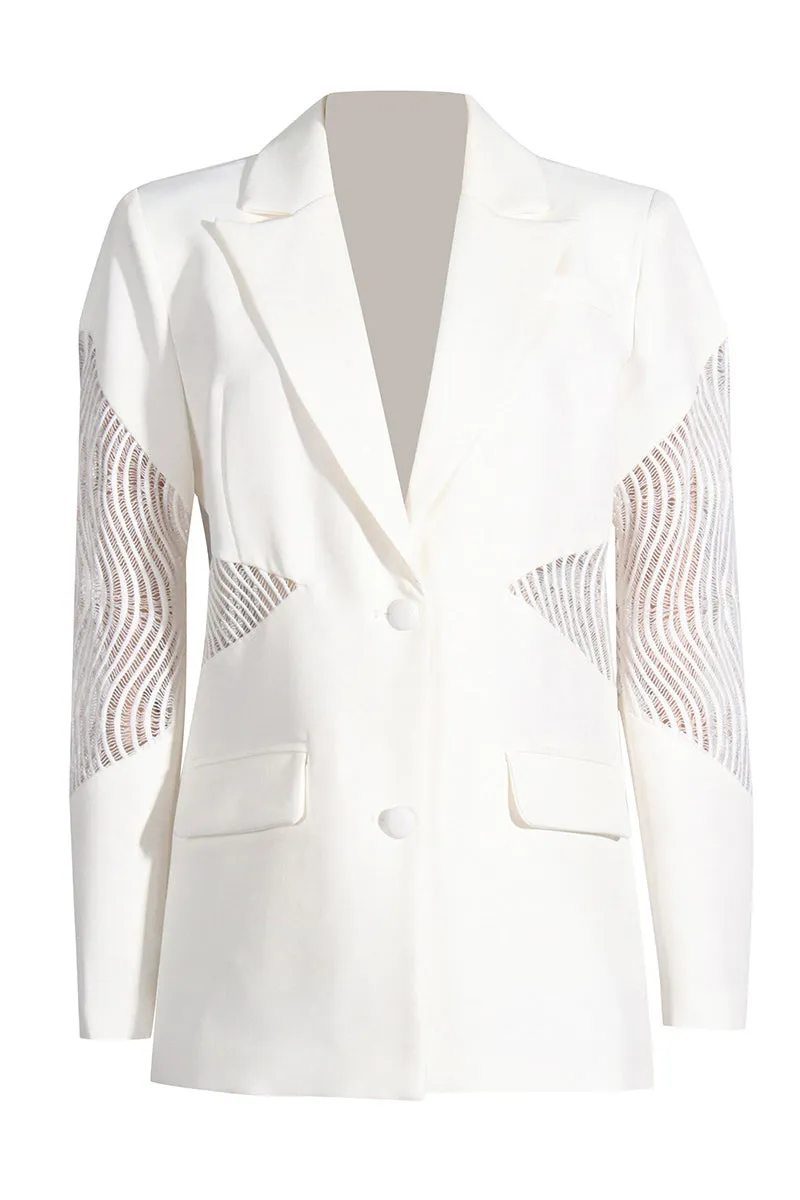Cut Out Blazer