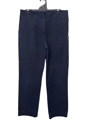 Dark Blue Tapered Tailored Pants
