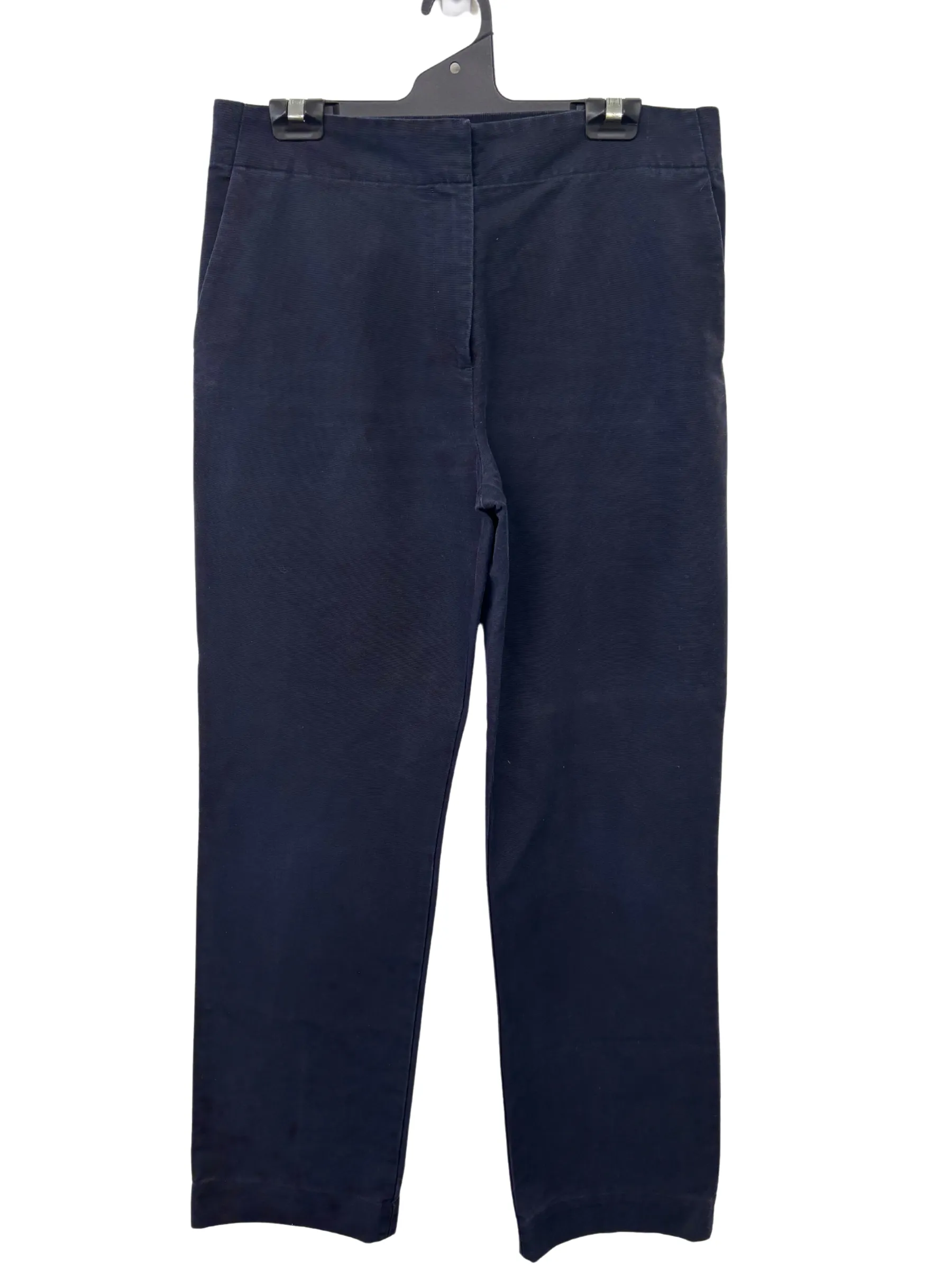 Dark Blue Tapered Tailored Pants