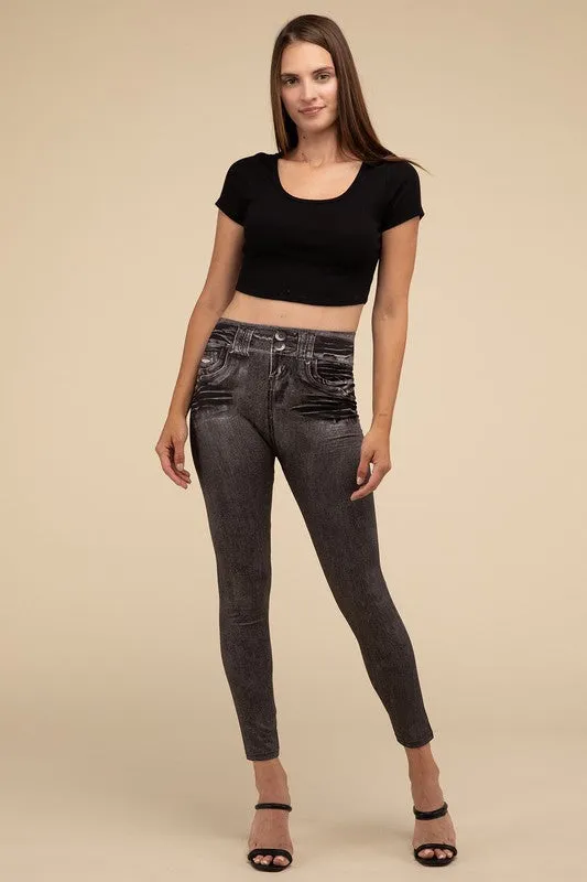 Denim Leggings S-3XL