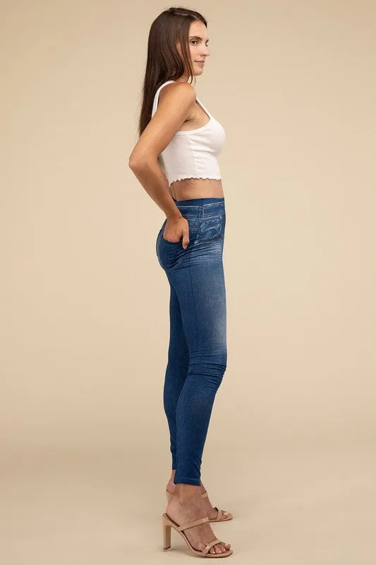 Denim Leggings S-3XL