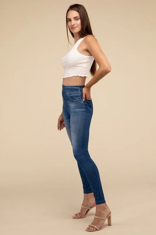 Denim Leggings S-3XL