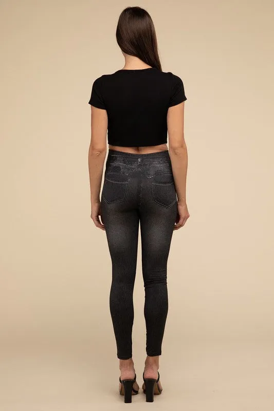 Denim Leggings S-3XL