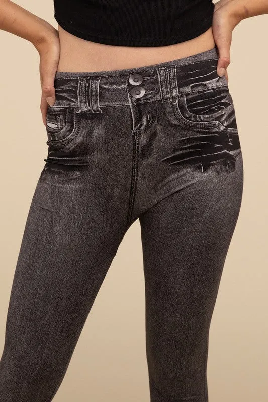 Denim Leggings S-3XL