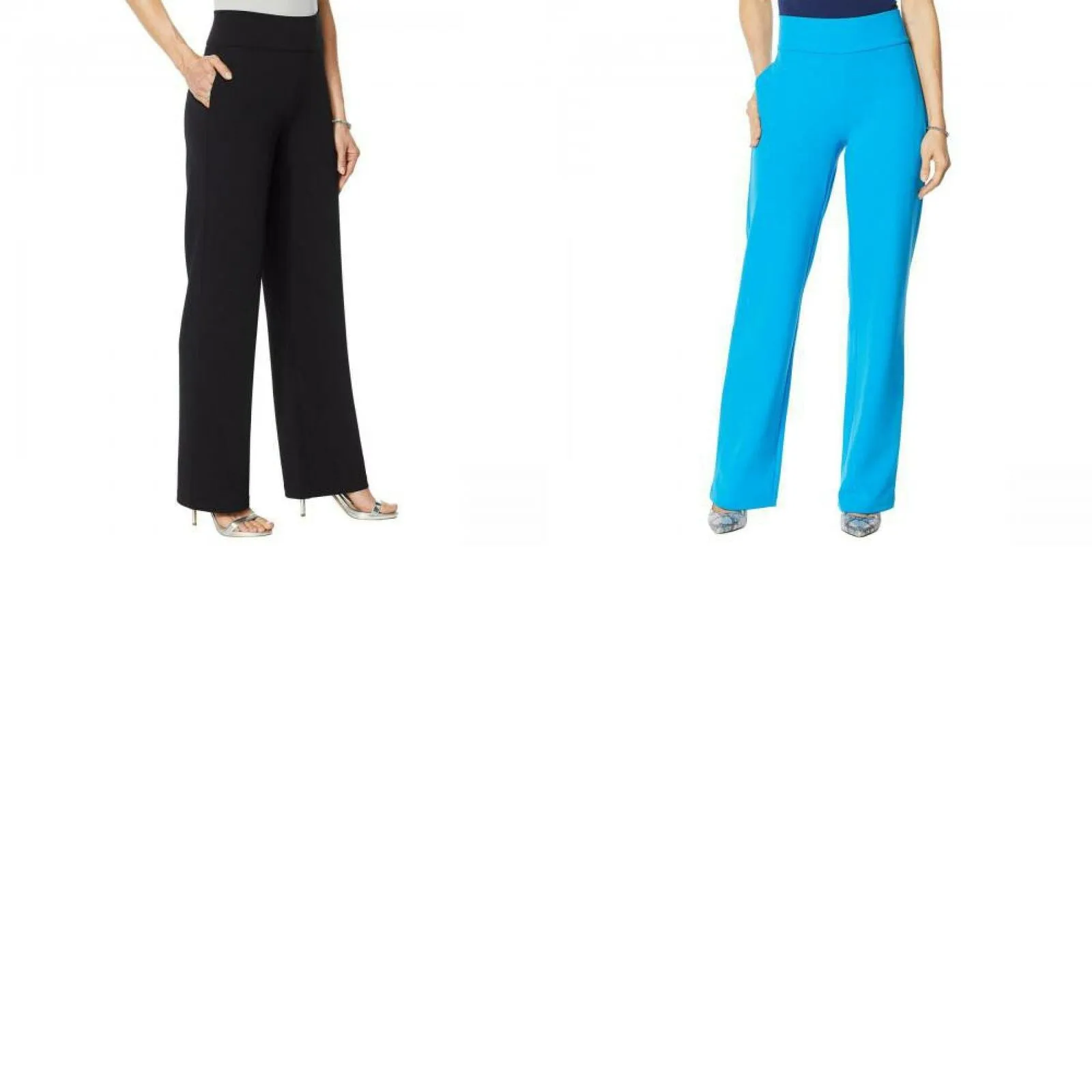 DG2 by Diane Gilman Women's Tall Wrinkle Resistant Stretch Crepe Pull On Trousers