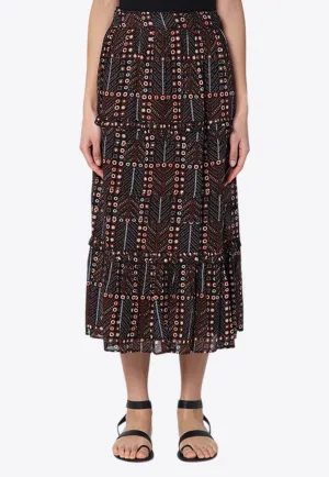 Diya Midi Skirt