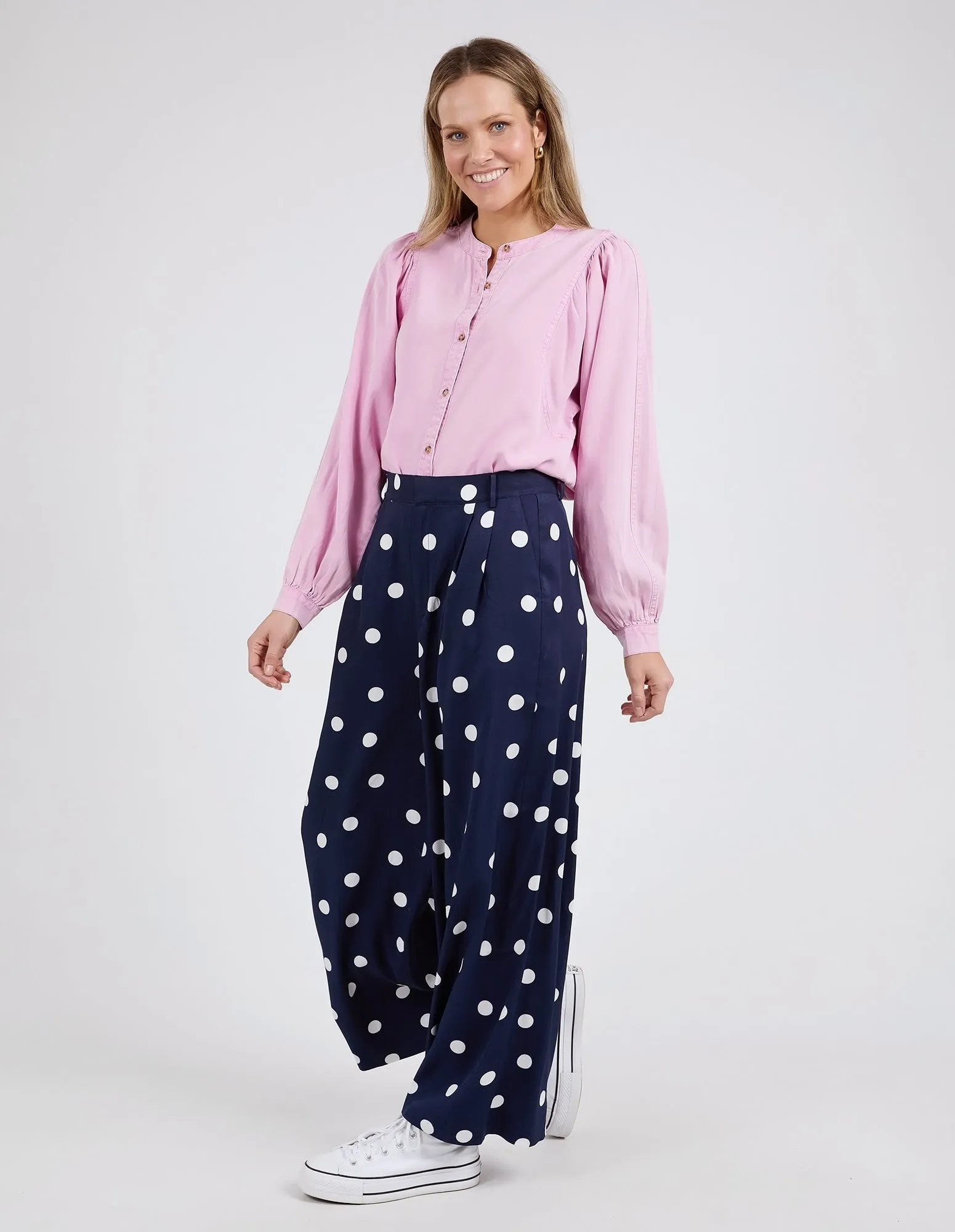 Dottie Pants - Navy Spot