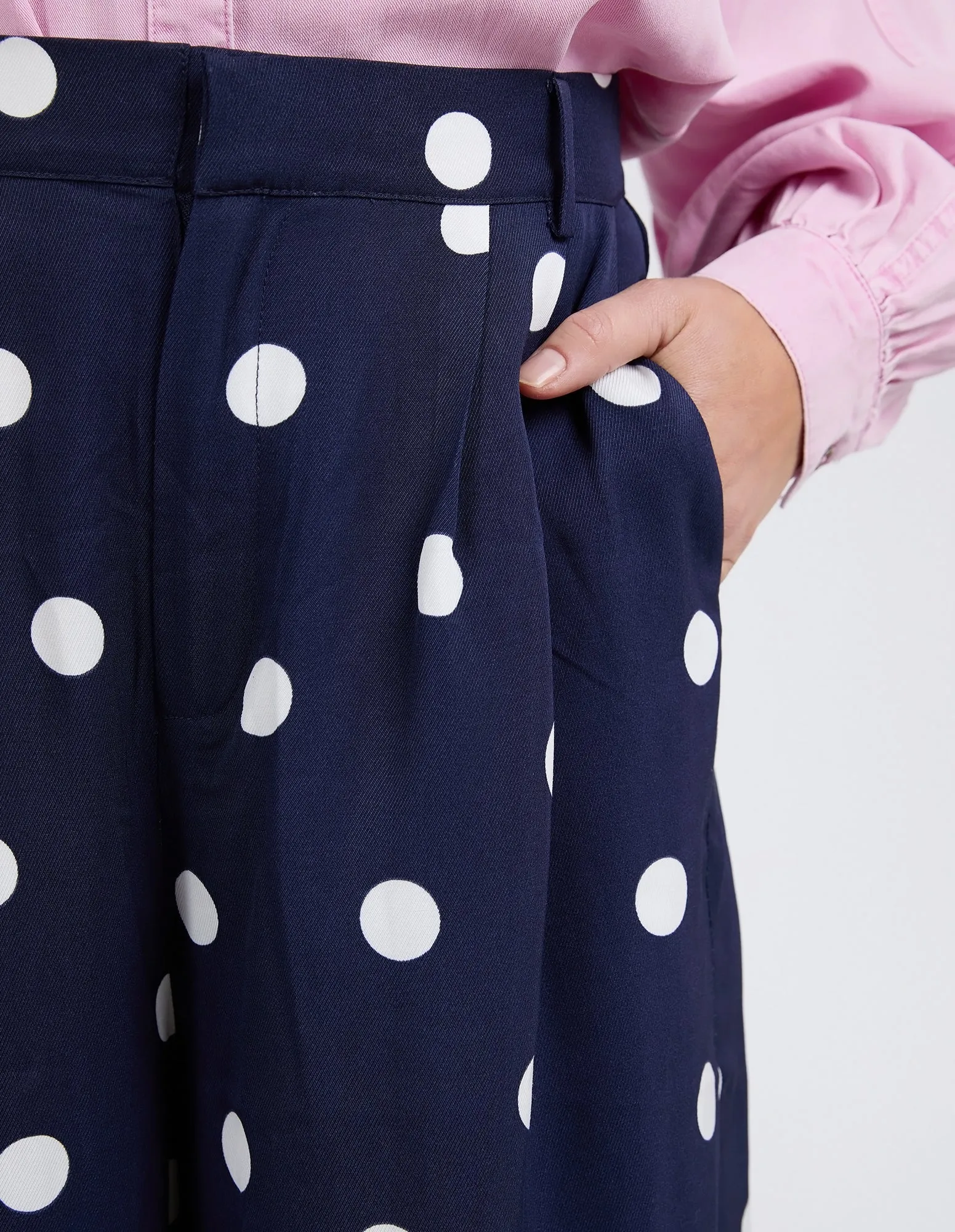 Dottie Pants - Navy Spot