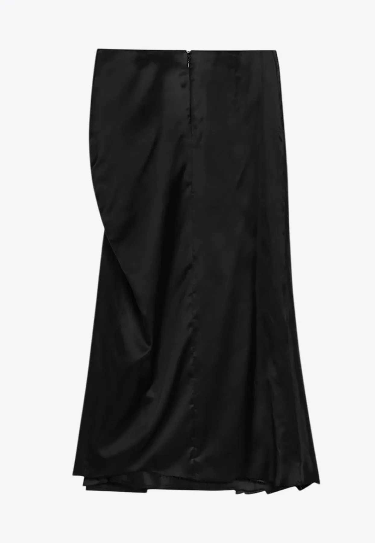 Draped Midi Skirt