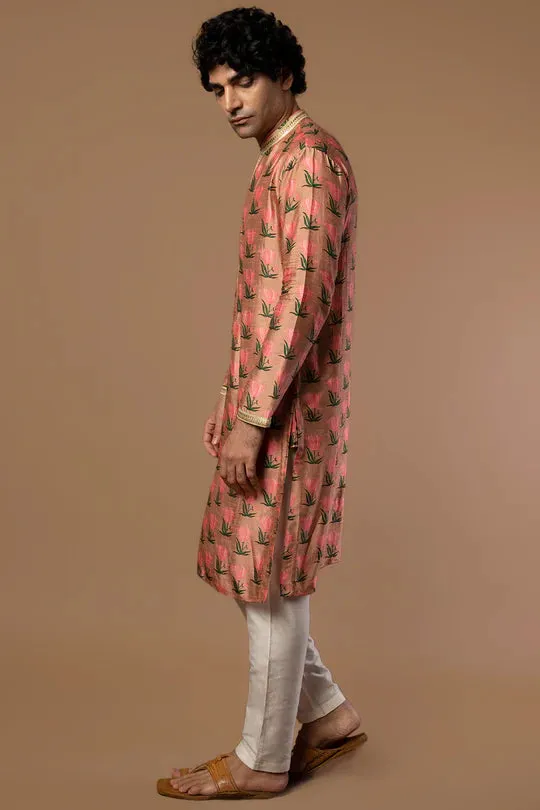 Dusty Pink Tulip Kurta