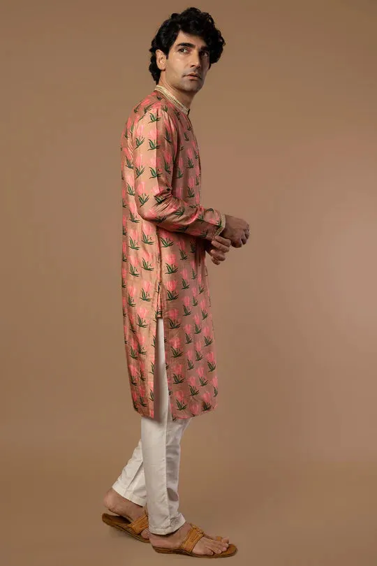 Dusty Pink Tulip Kurta