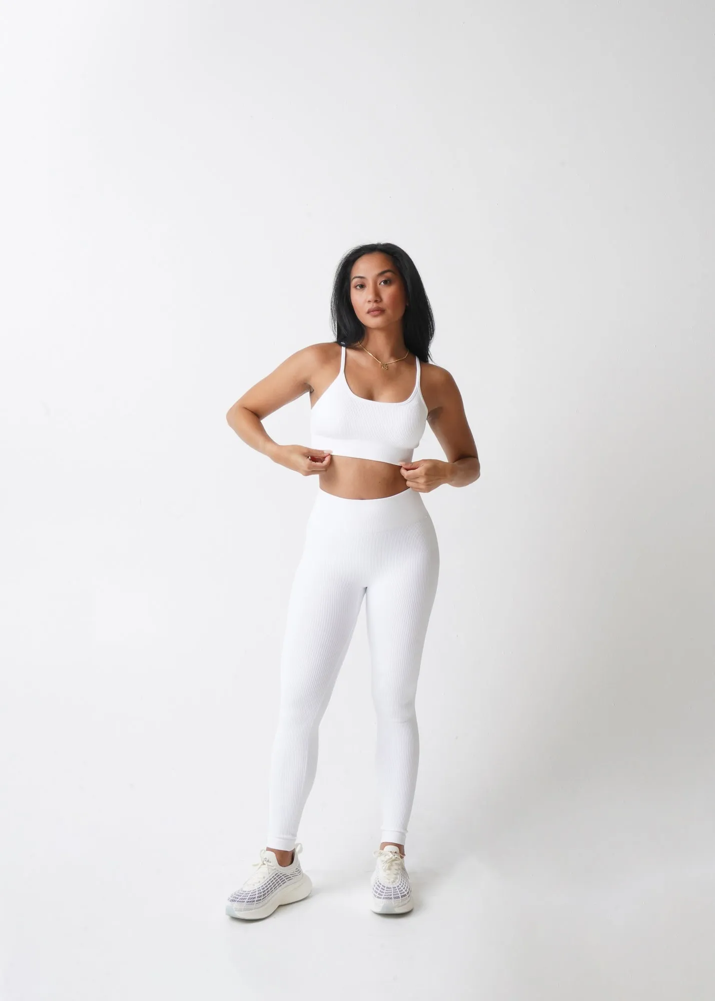 ELEVATED Ribbed Cropped Tank Top