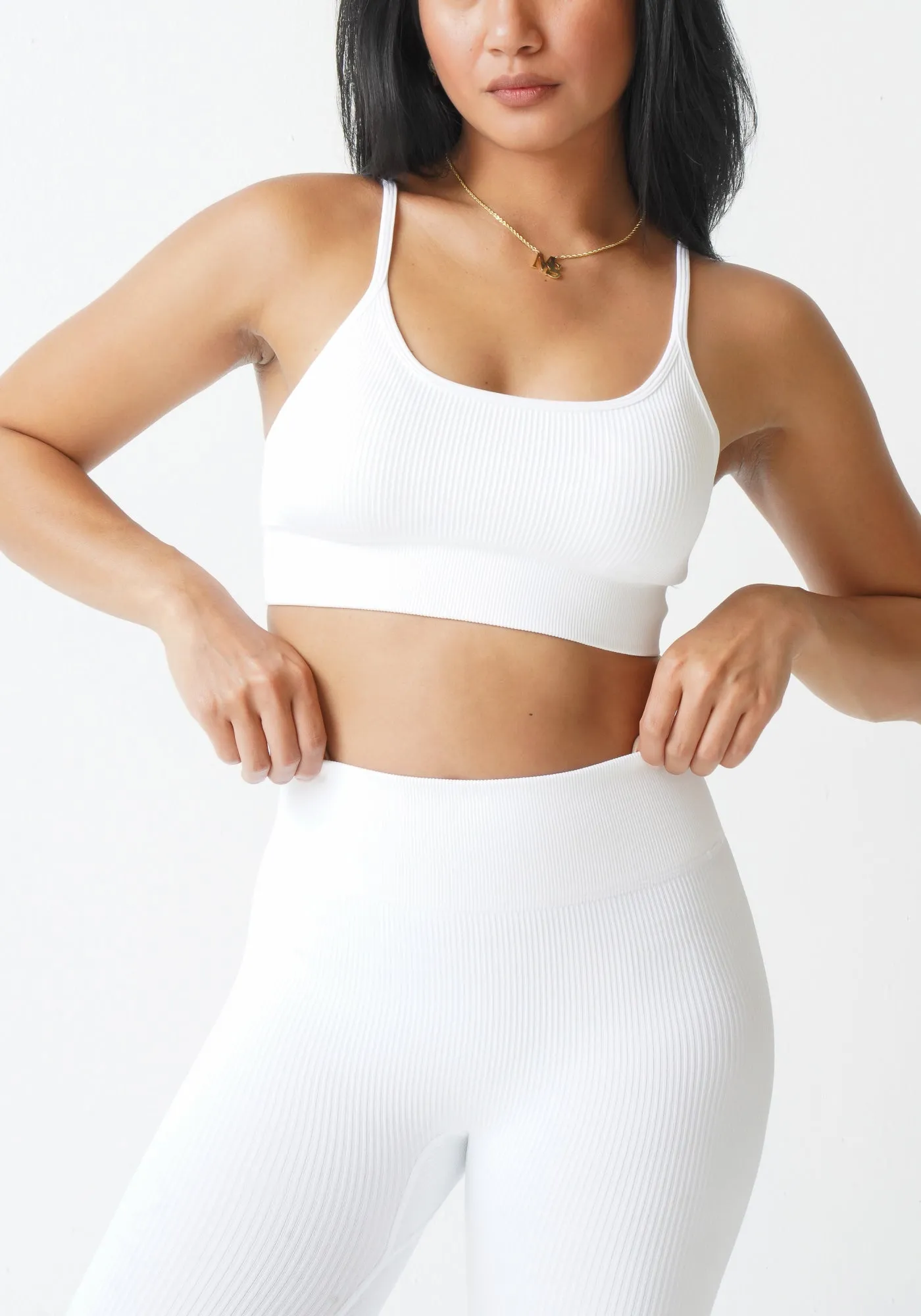 ELEVATED Ribbed Cropped Tank Top