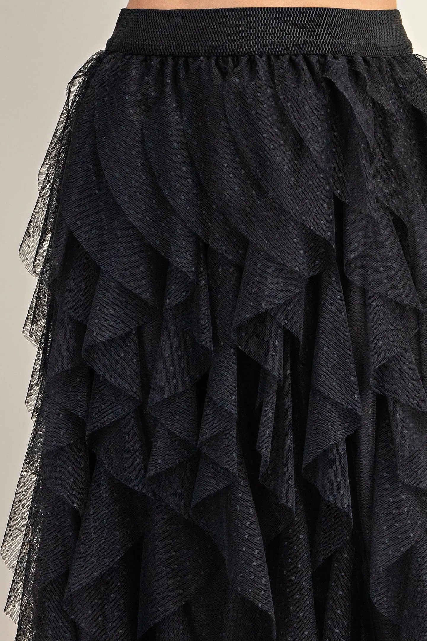 Embellished Tulle Layered Midi Skirts TA2011