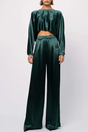 Emilia Cropped Top Emerlad
