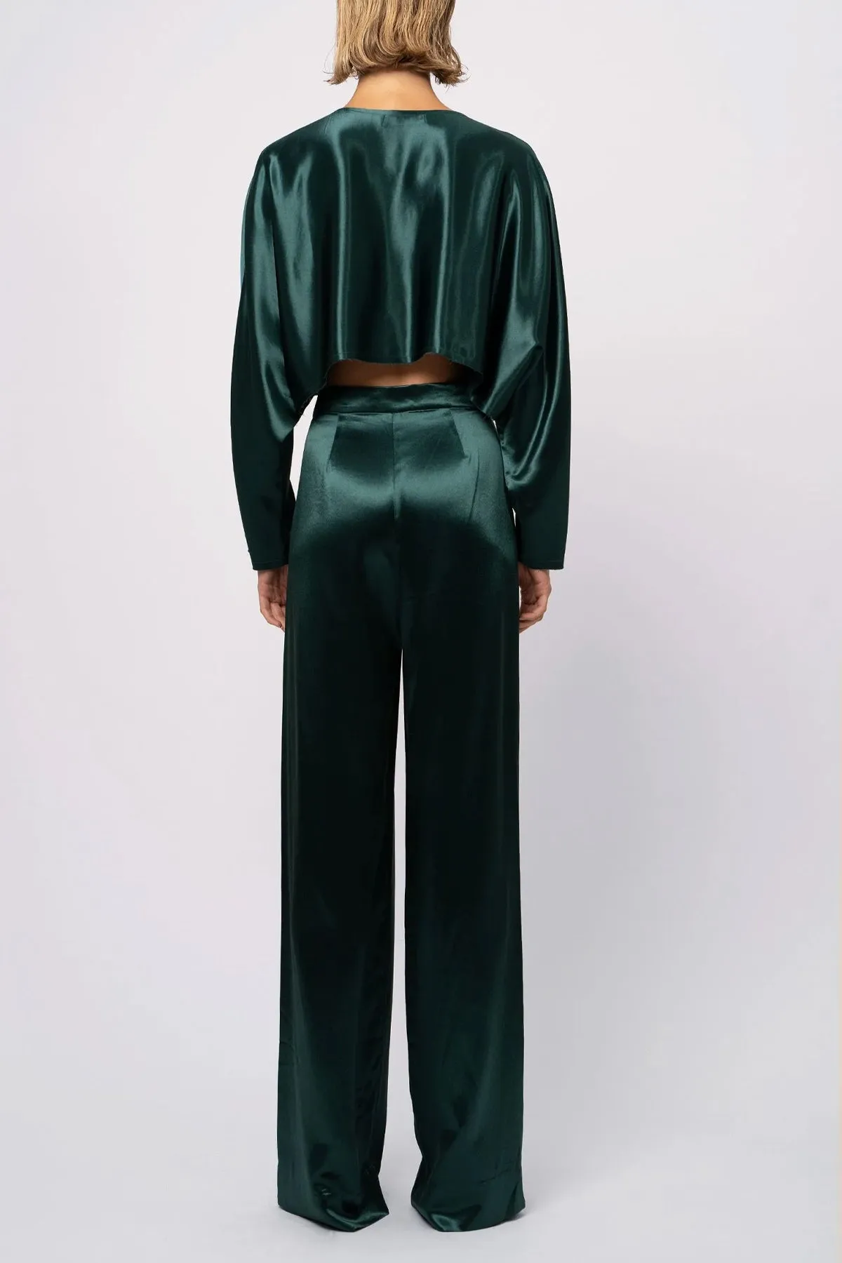 Emilia Cropped Top Emerlad