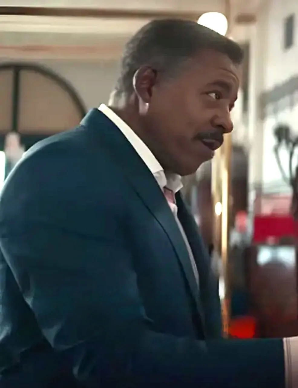 Ernie Hudson Ghostbusters Frozen Empire Blue Blazer
