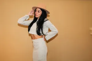 Eva Long Sleeve Cropped top