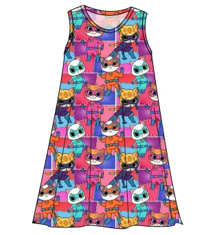 Fearless Felines Ladies' Swing Dress