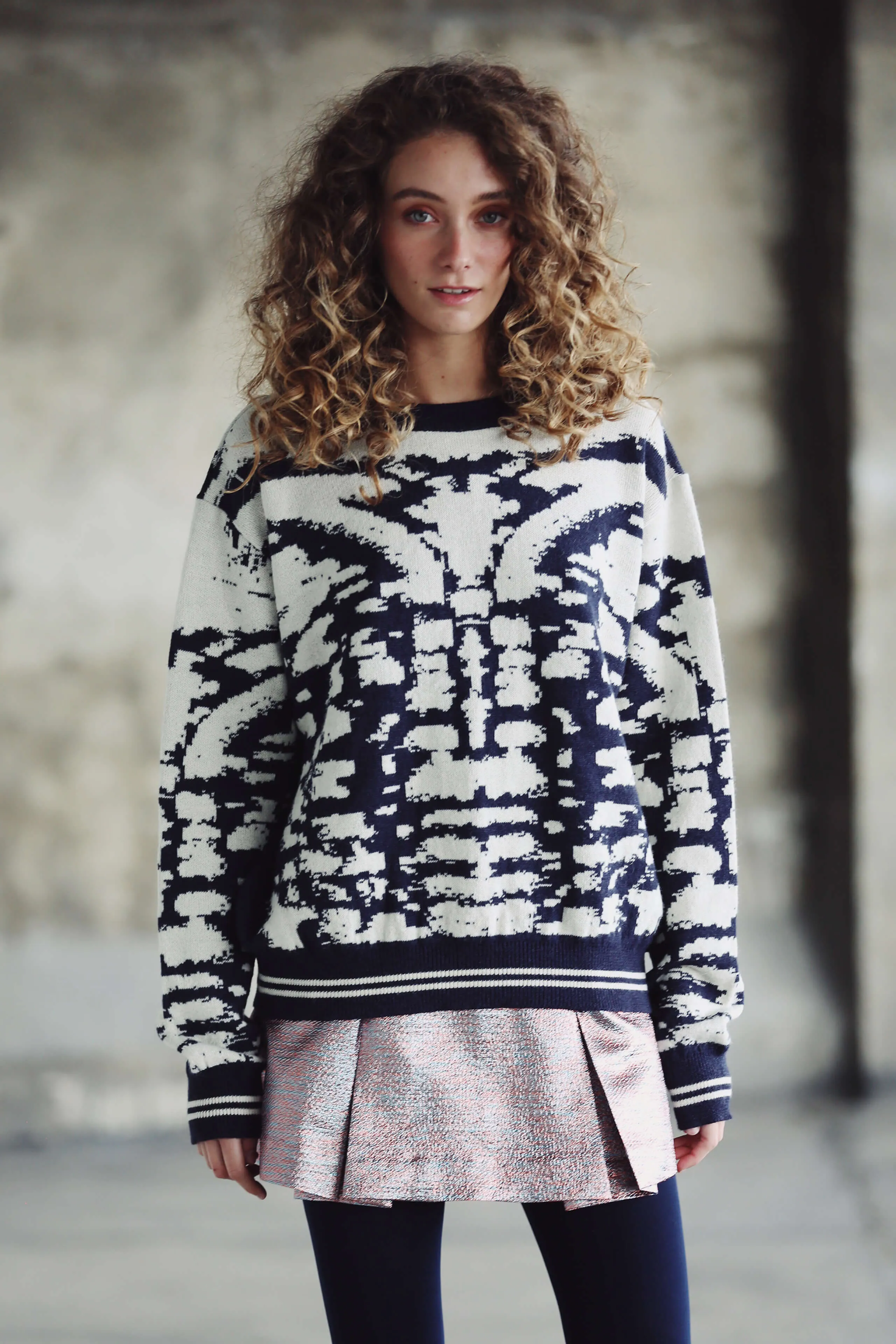 FIORELLA BLUE SWEATER