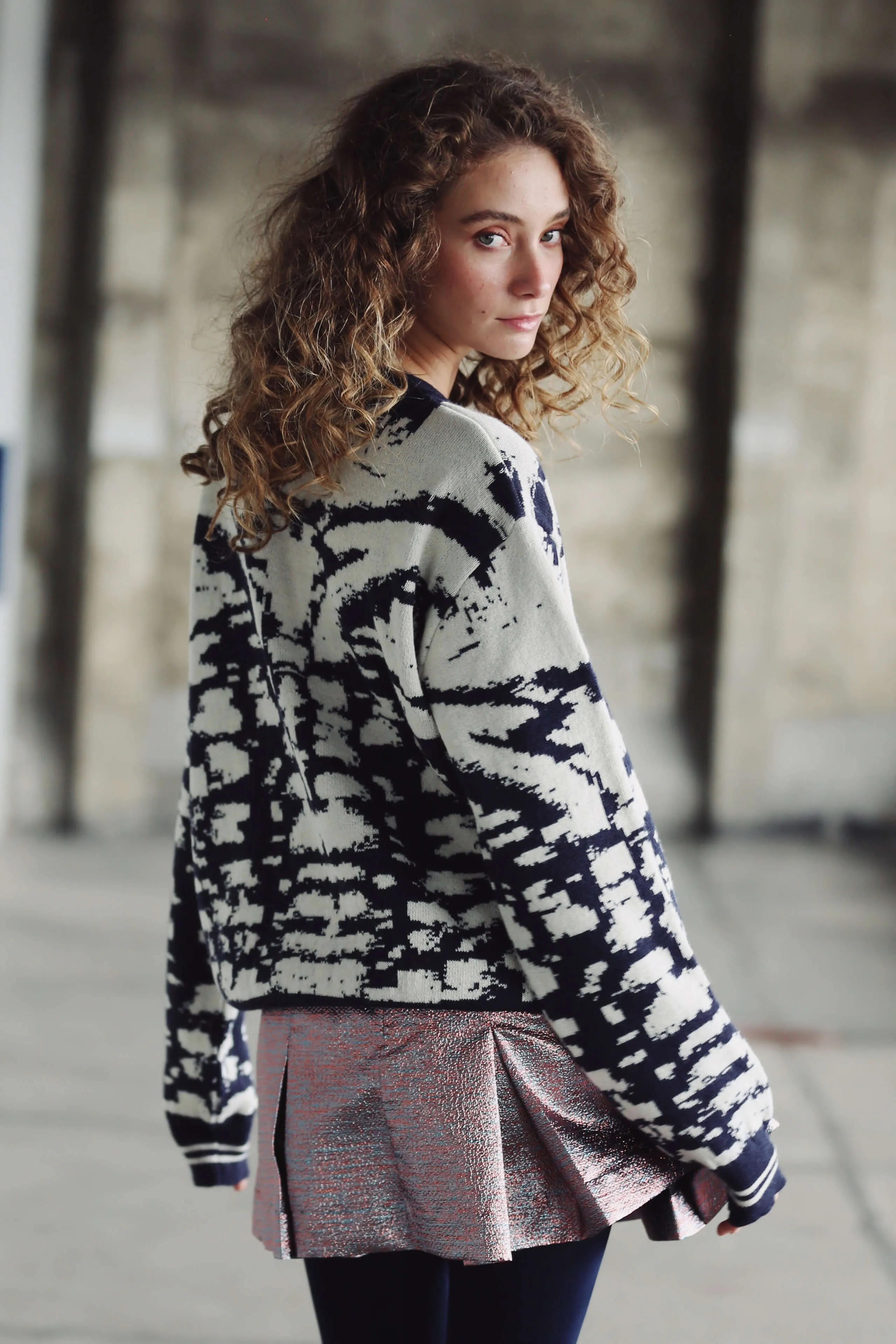 FIORELLA BLUE SWEATER