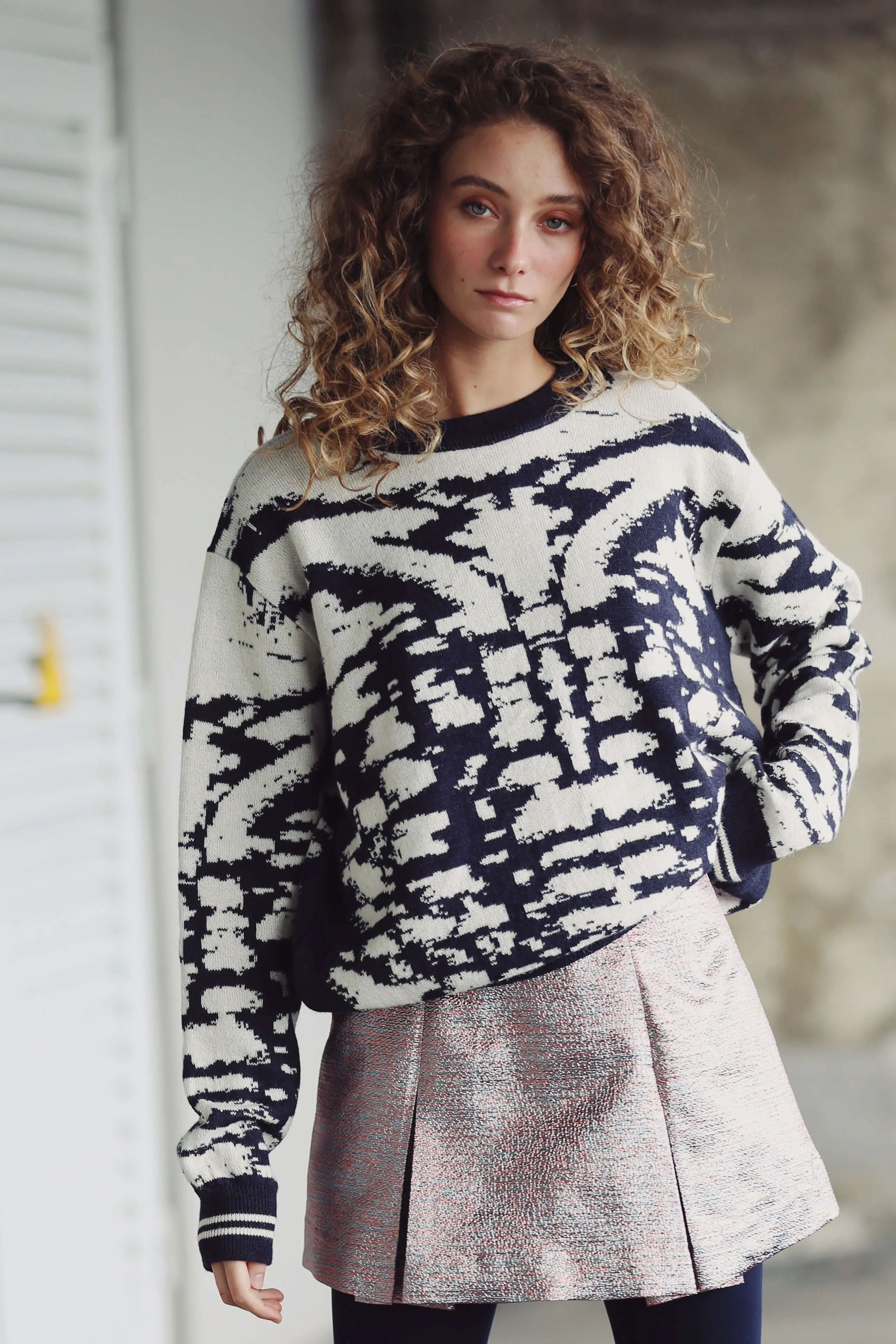 FIORELLA BLUE SWEATER