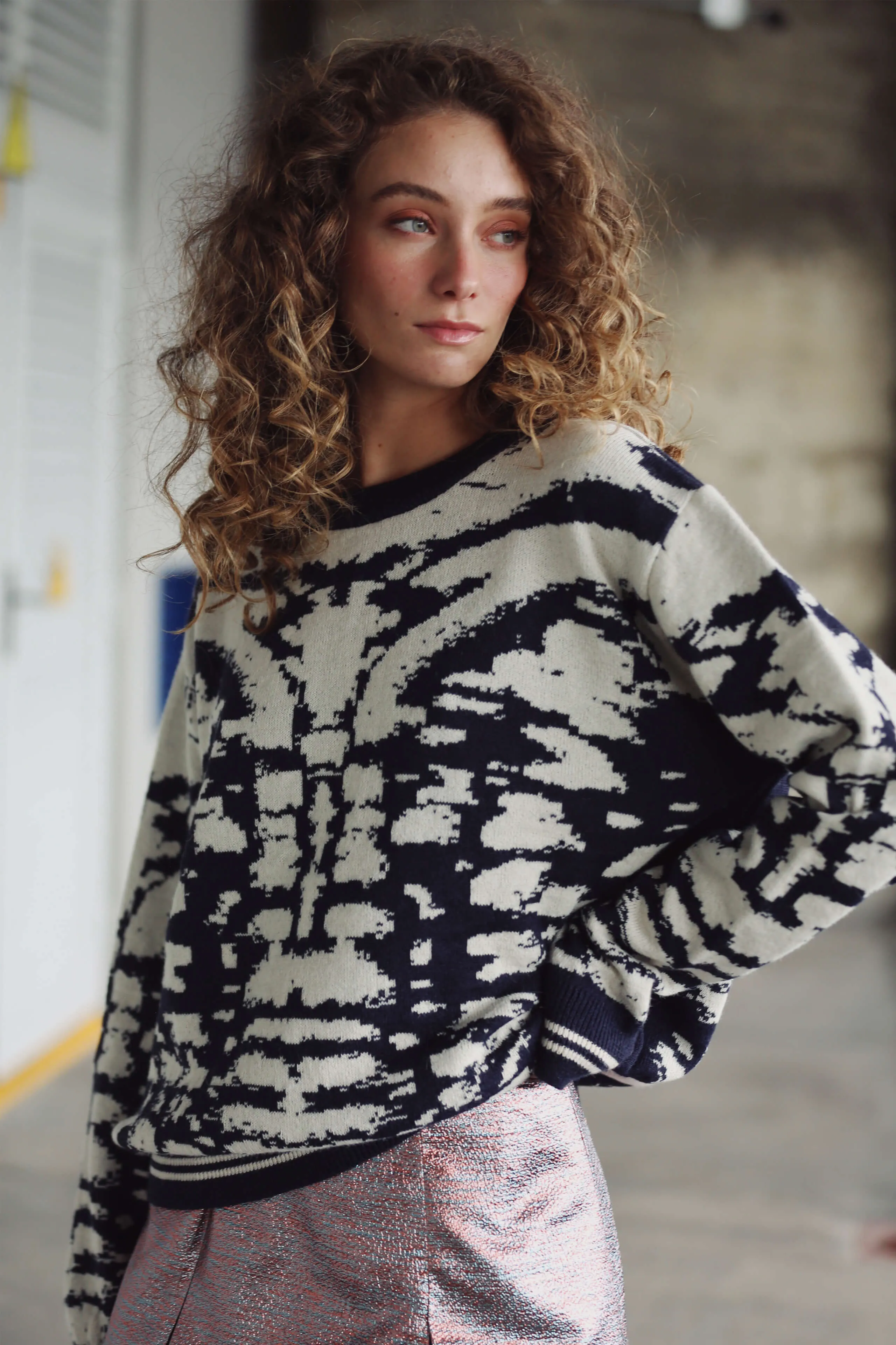 FIORELLA BLUE SWEATER