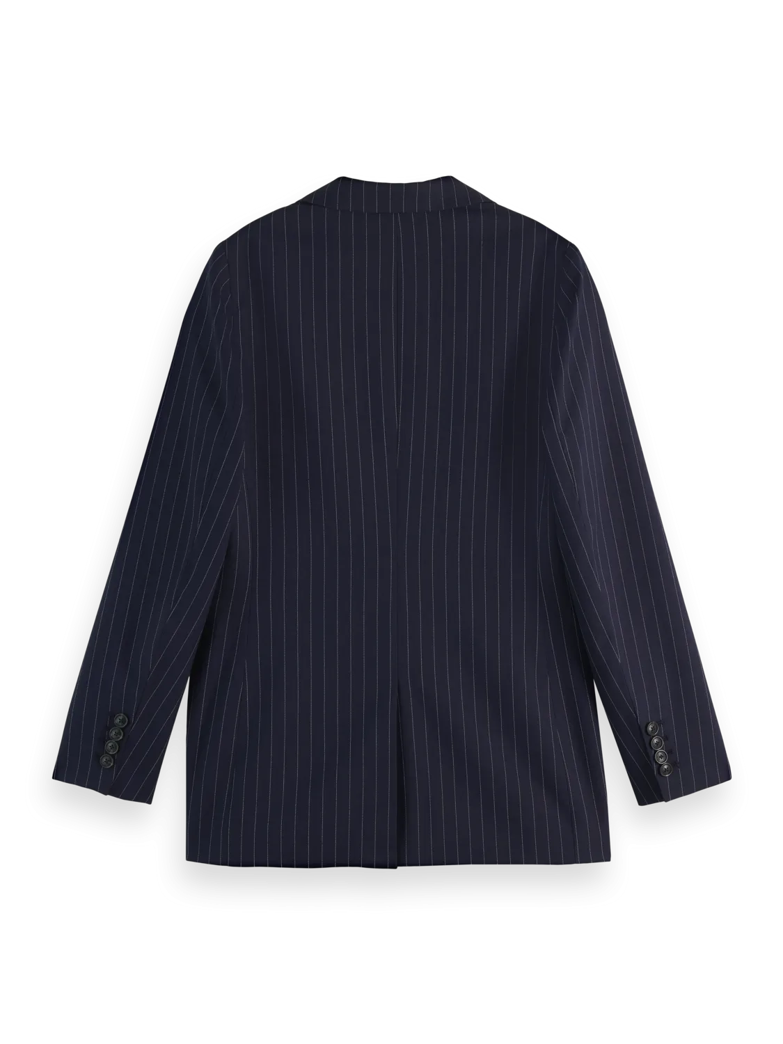 Fitted Blazer - Night Blue Pinstripe