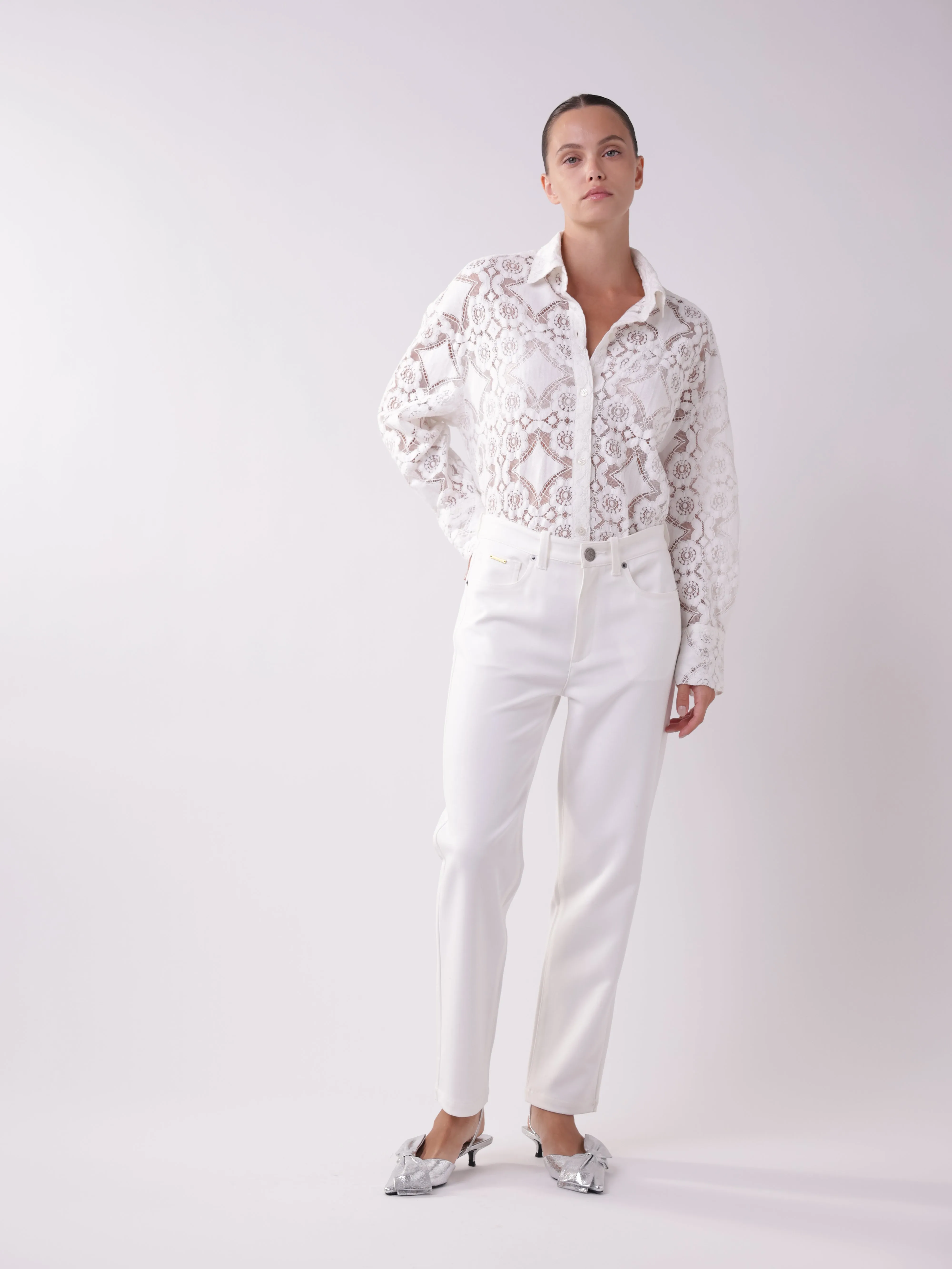 Five Pocket Pants Straight Leg