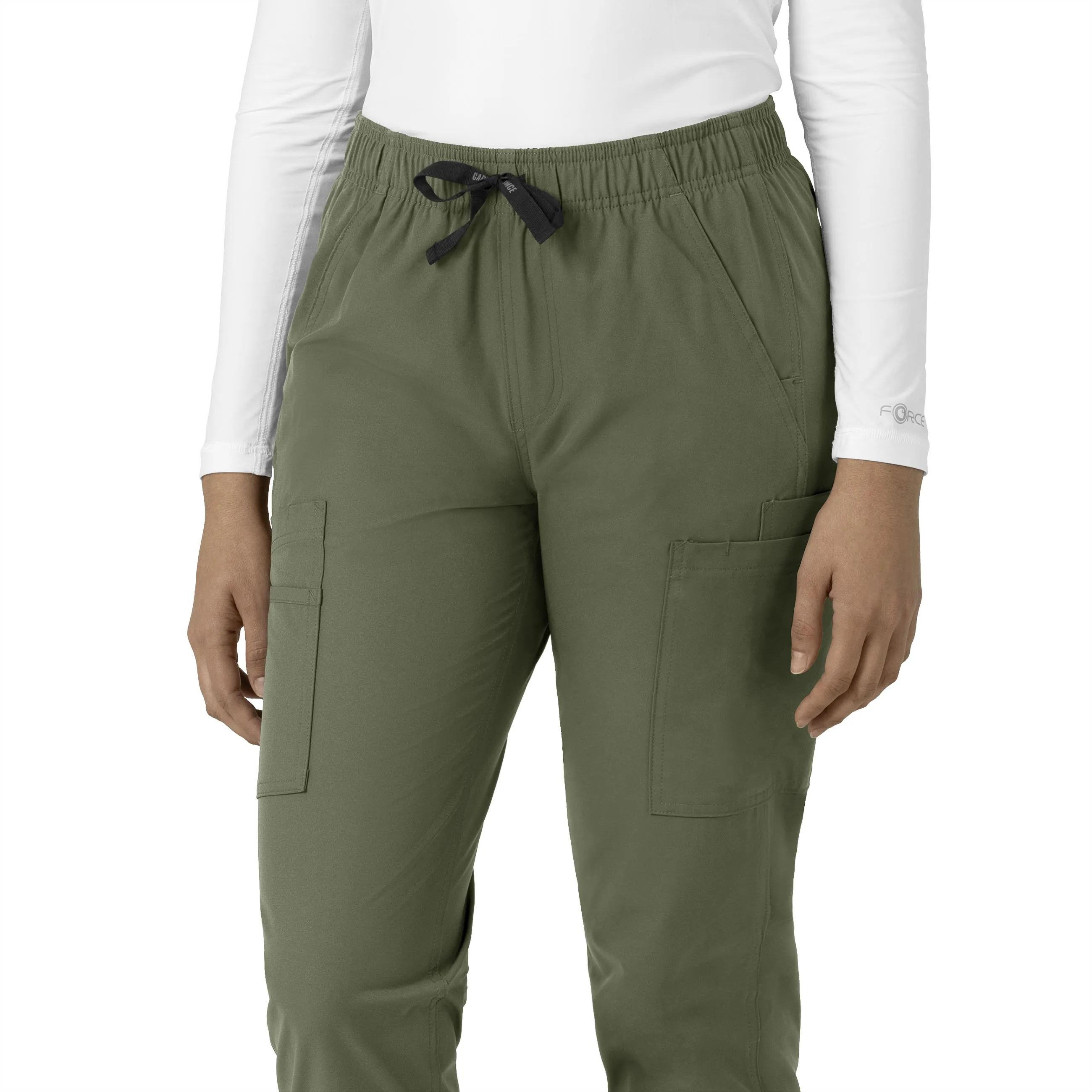 Force Essentials C51213 Straight Leg Scrub Pants Olive