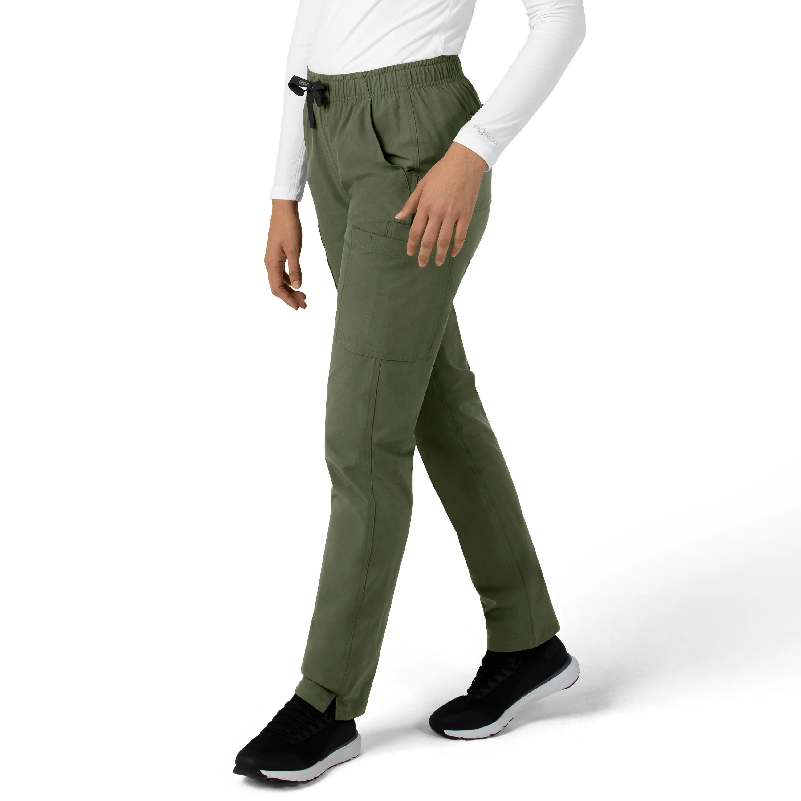Force Essentials C51213 Straight Leg Scrub Pants Olive