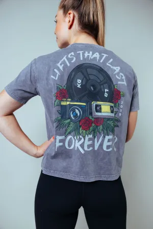 Forever Crop Top | Stone Wash Grey