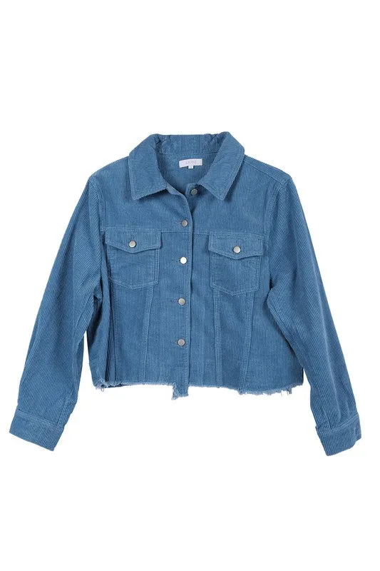 Frayed Corduroy Jacket