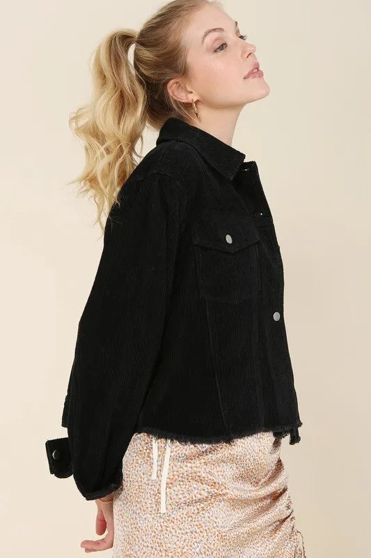 Frayed Corduroy Jacket
