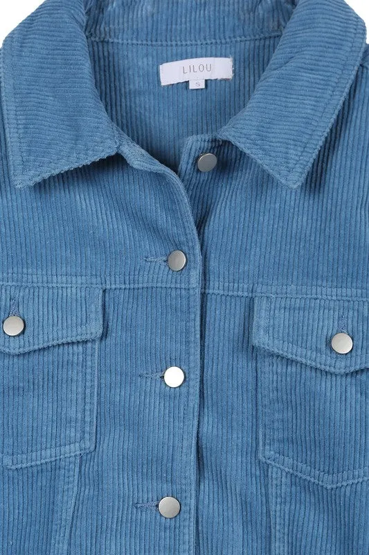 Frayed Corduroy Jacket