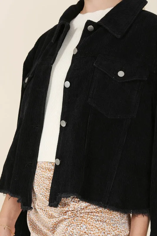Frayed Corduroy Jacket